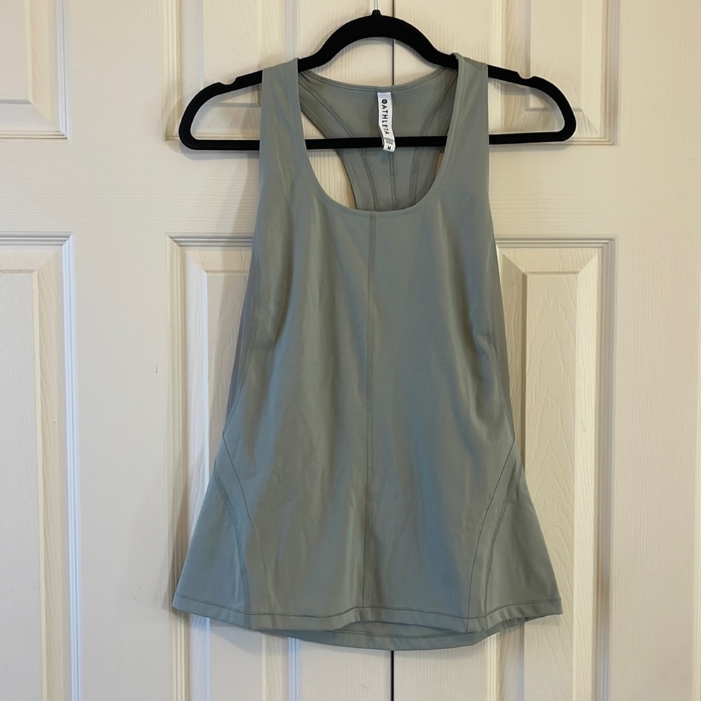 Mint athletic tank top